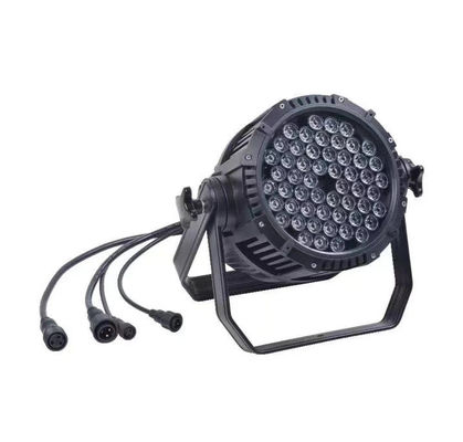 La prenda impermeable LED de IP65 54x3w Rgbw equipara luces ligeras de la etapa del par del LED